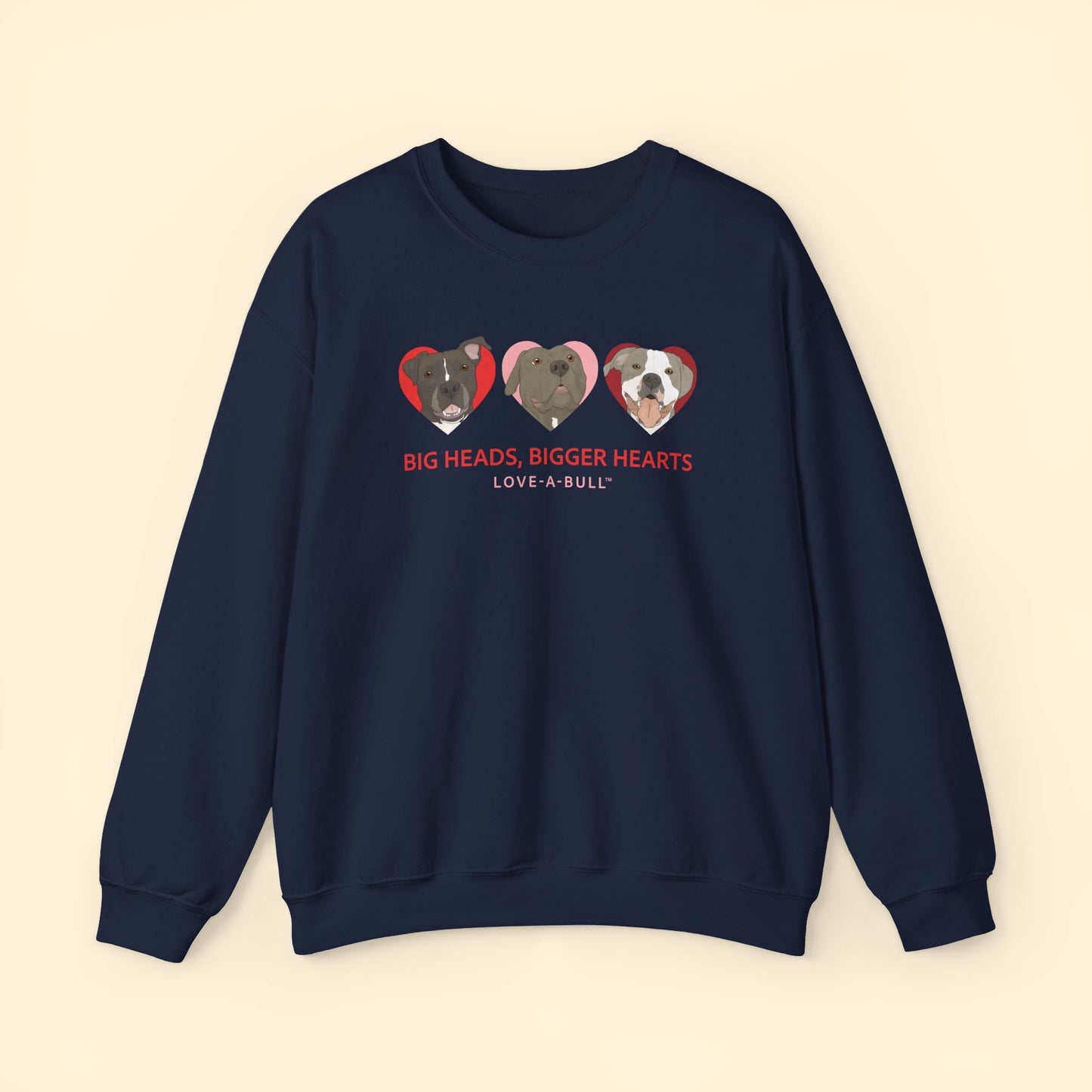 Crewneck Sweatshirt | FUNDRAISER | Love - A - Bull - Detezi Designs - 78297548724957993790
