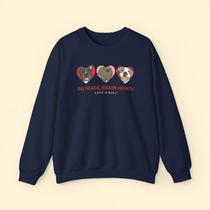 Crewneck Sweatshirt | FUNDRAISER | Love - A - Bull - Detezi Designs - 78297548724957993790