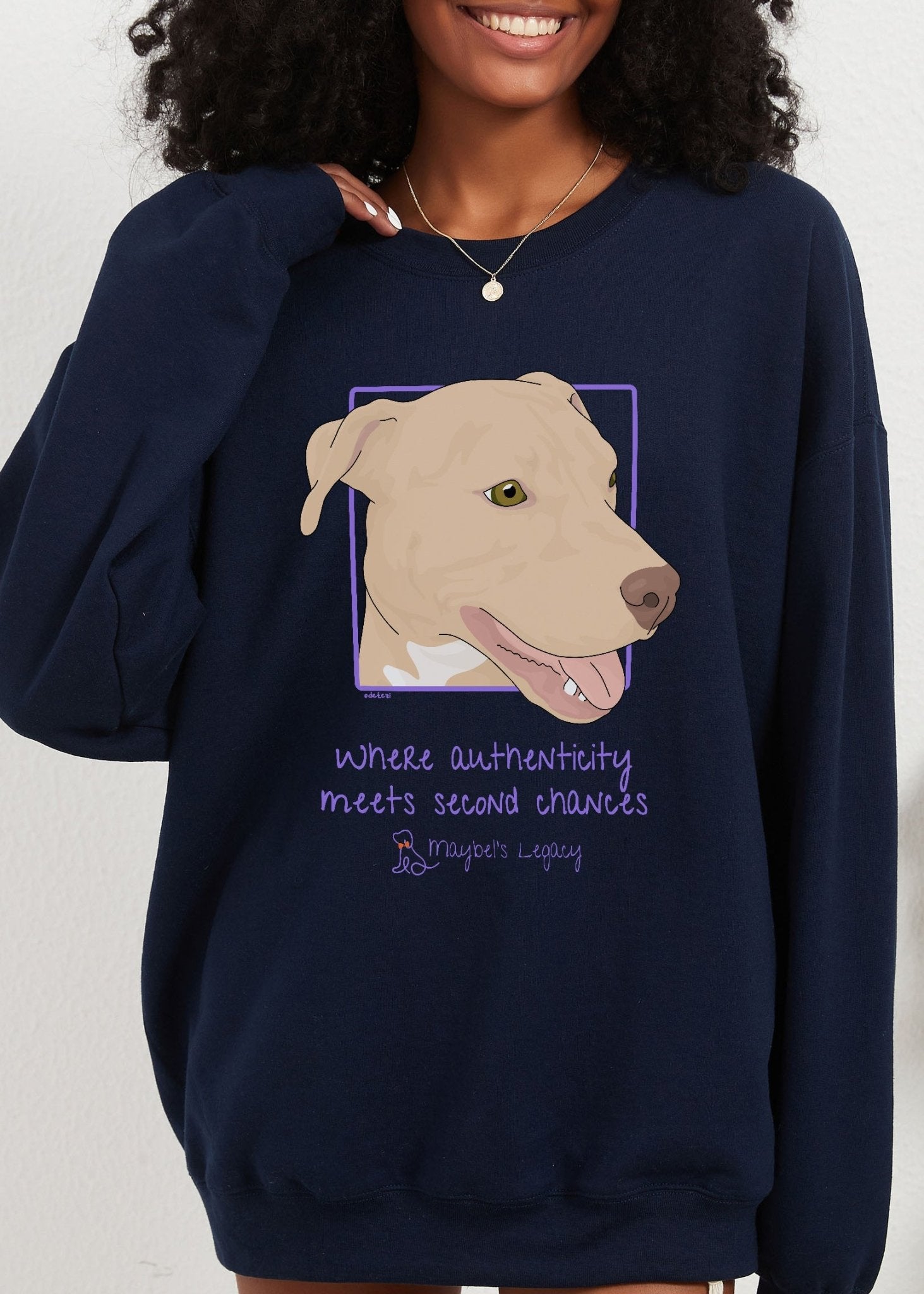Crewneck Sweatshirt | FUNDRAISER | Maybel's Legacy - Detezi Designs - 27207058150649708441