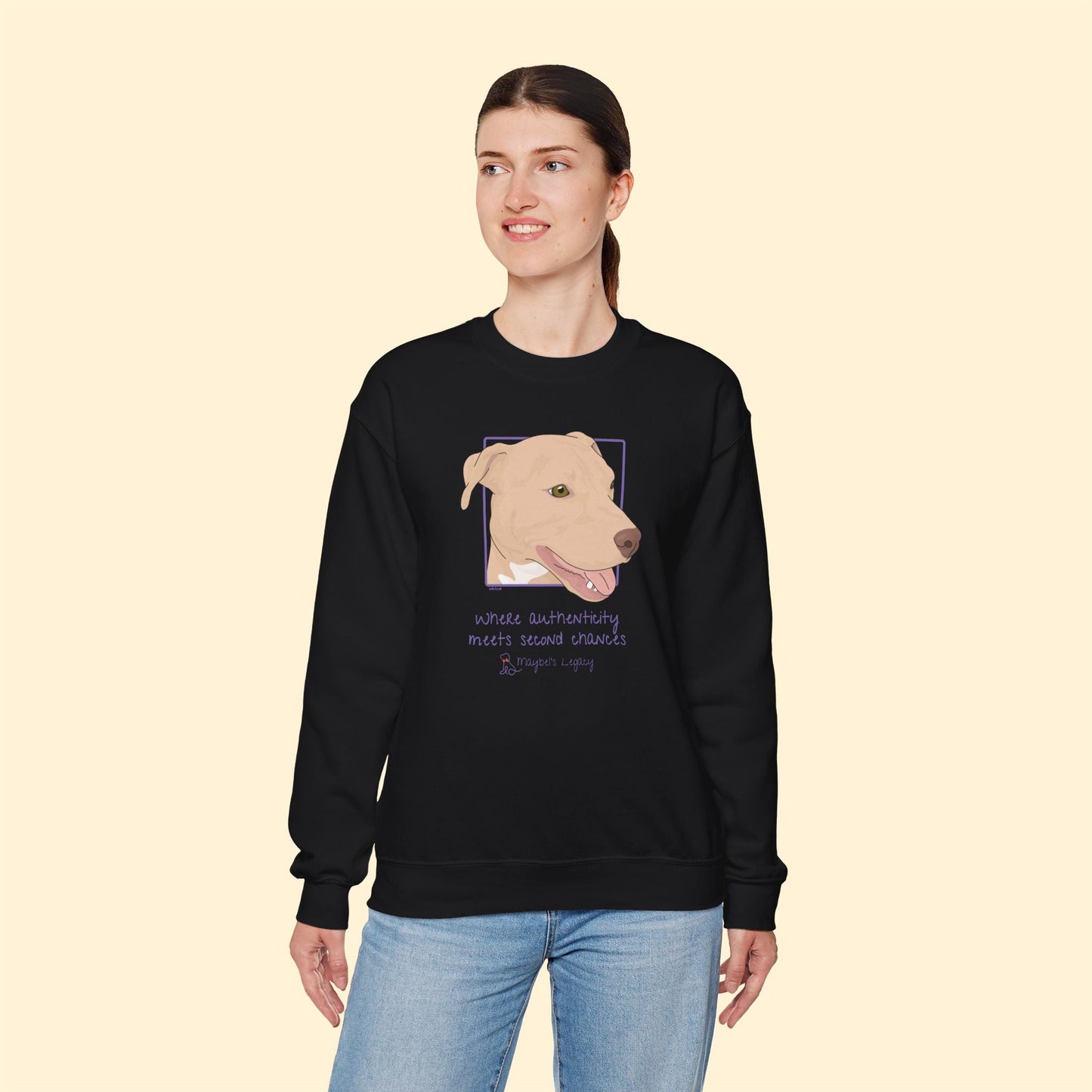 Crewneck Sweatshirt | FUNDRAISER | Maybel's Legacy - Detezi Designs - 29547389513539992698