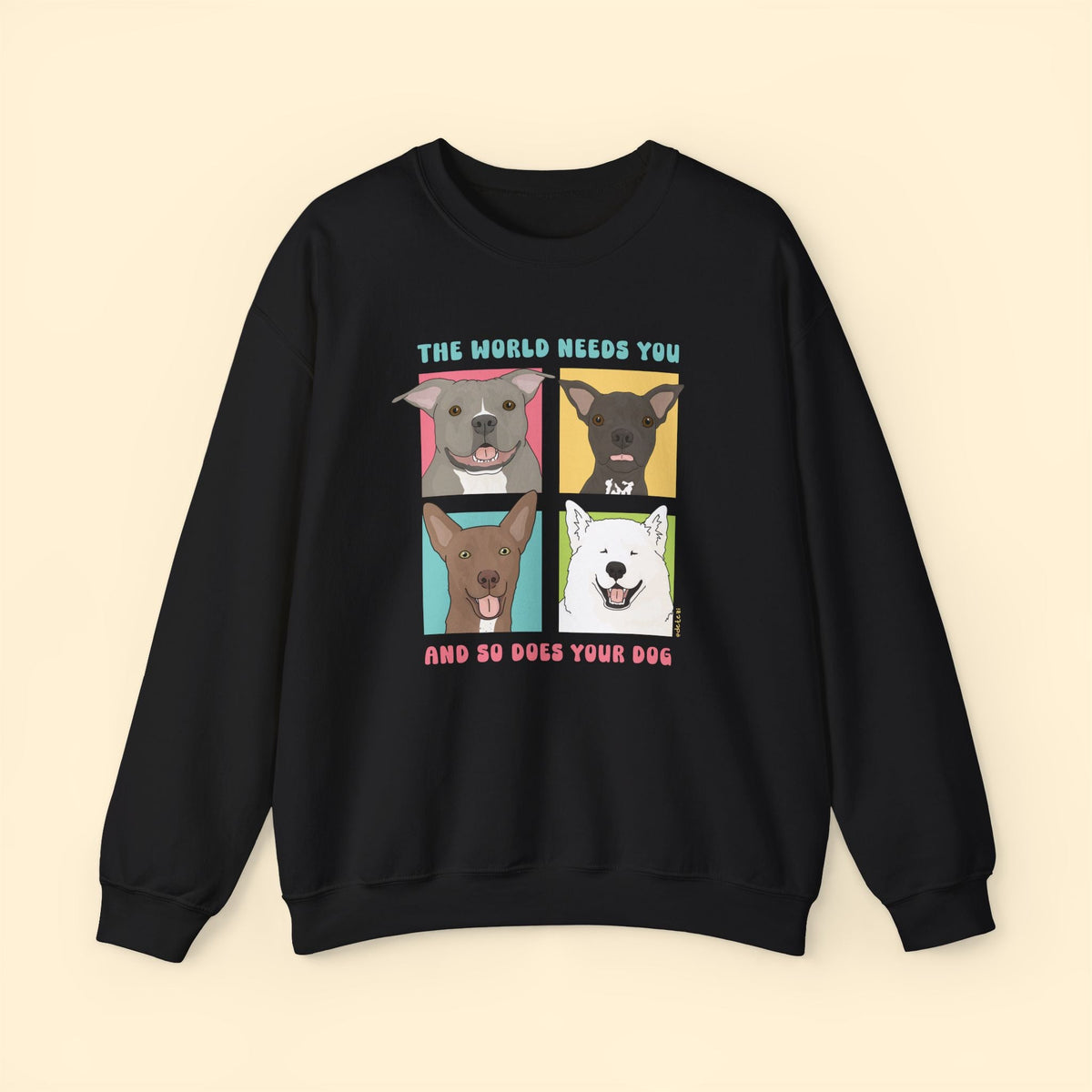 Crewneck Sweatshirt | FUNDRAISER | Maybel's Legacy | The World Needs You - Detezi Designs-19267150982616433899