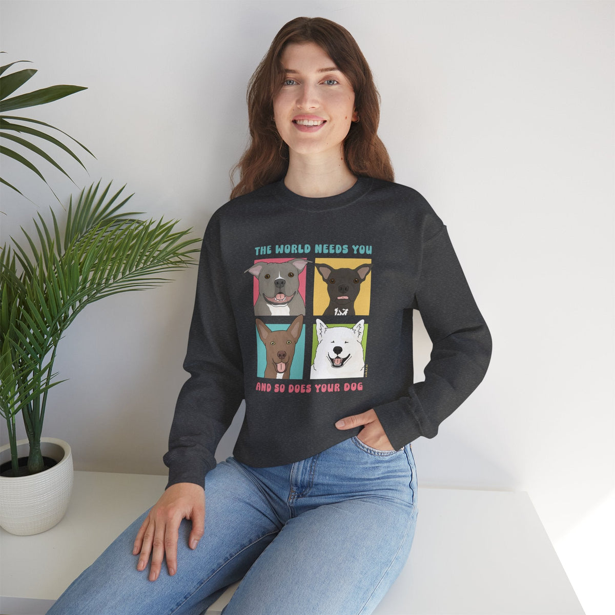 Crewneck Sweatshirt | FUNDRAISER | Maybel's Legacy | The World Needs You - Detezi Designs-71202948575217687190