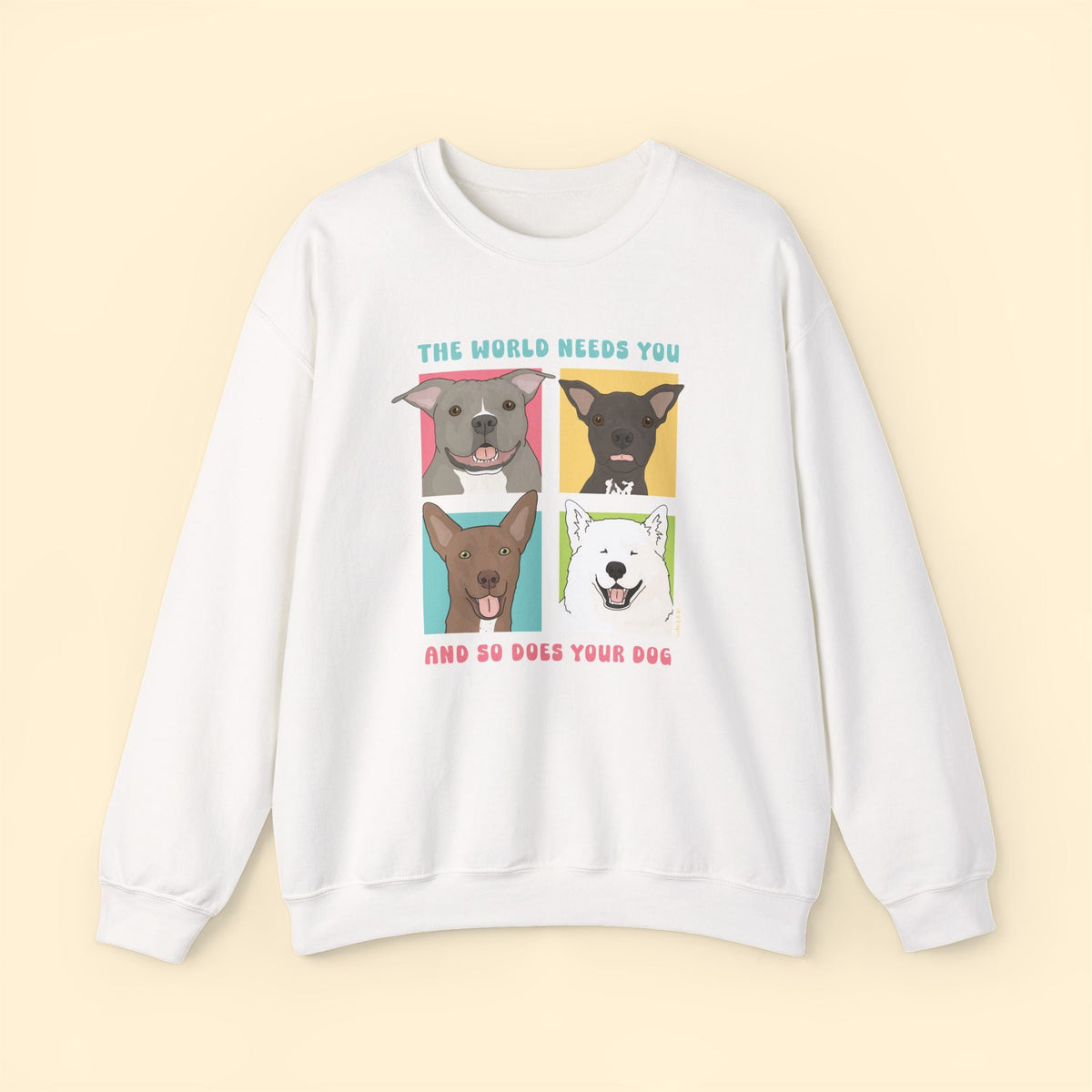 Crewneck Sweatshirt | FUNDRAISER | Maybel's Legacy | The World Needs You - Detezi Designs-71202948575217687190