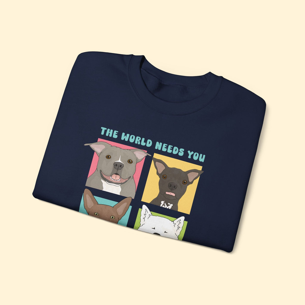 Crewneck Sweatshirt | FUNDRAISER | Maybel's Legacy | The World Needs You - Detezi Designs-76010434432648956420