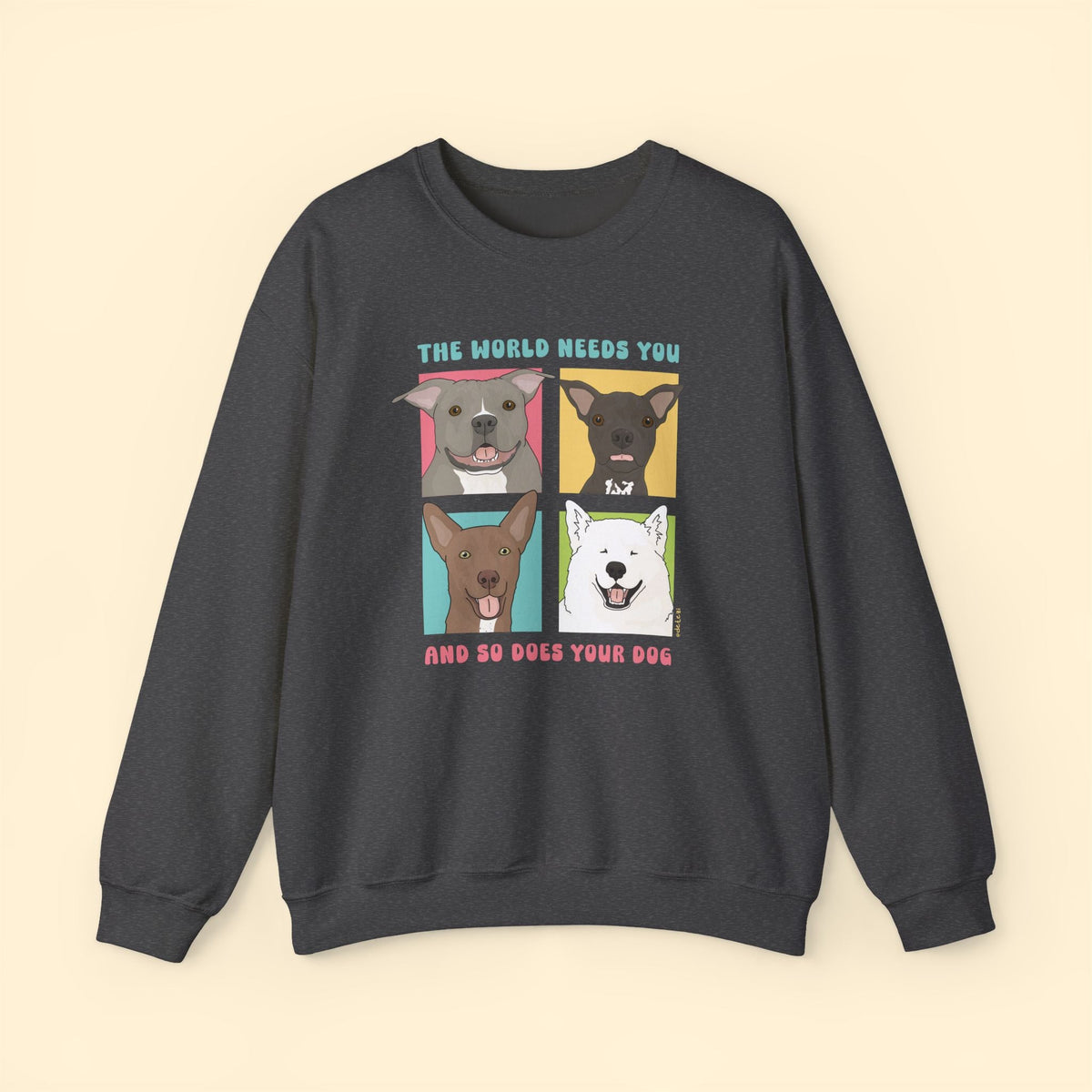Crewneck Sweatshirt | FUNDRAISER | Maybel's Legacy | The World Needs You - Detezi Designs-76010434432648956420