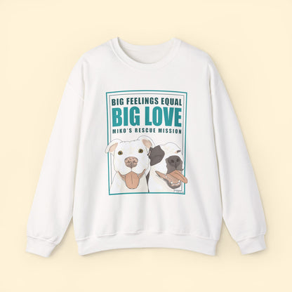 Crewneck Sweatshirt | FUNDRAISER | Miko's Rescue Mission - Detezi Designs - 12407190890457870490