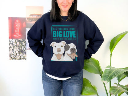 Crewneck Sweatshirt | FUNDRAISER | Miko's Rescue Mission - Detezi Designs - 33700620795279411113