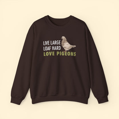 Crewneck Sweatshirt | FUNDRAISER | Moose's Flock | Loaf Hard - Detezi Designs - 17429728466447067347