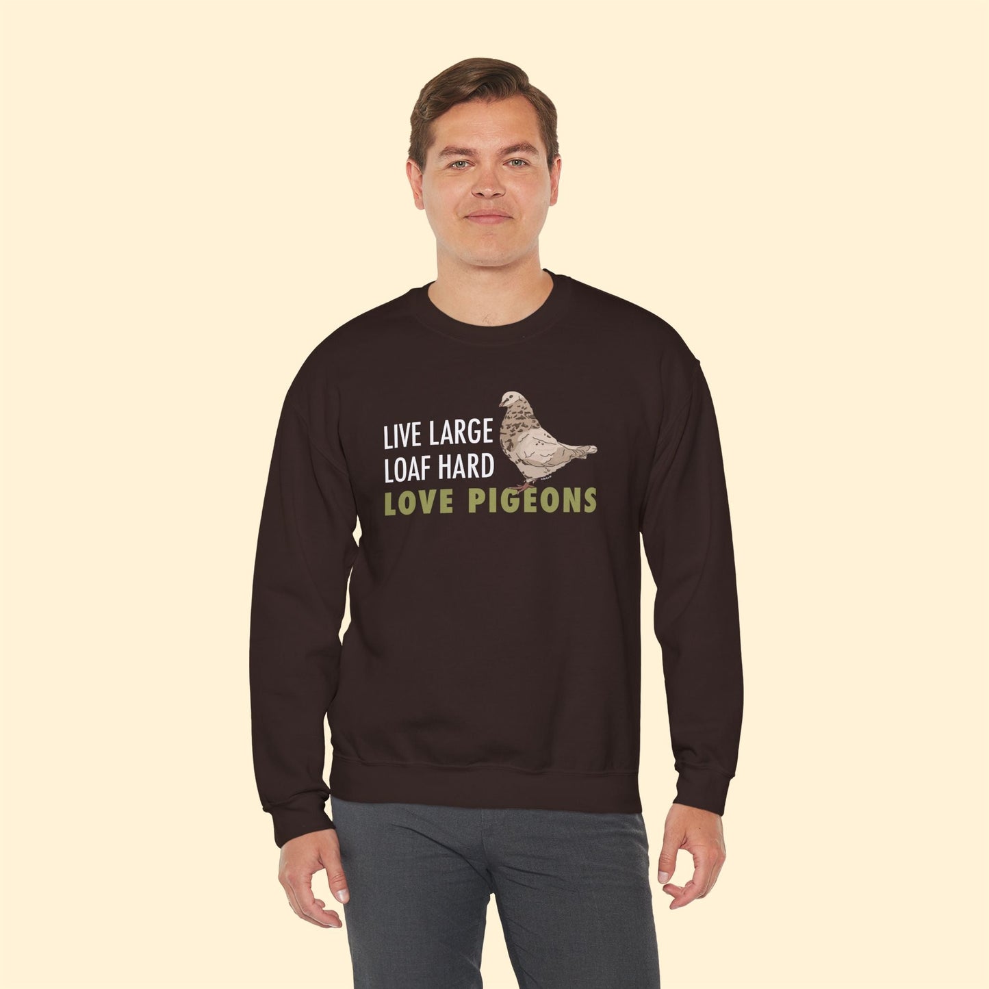 Crewneck Sweatshirt | FUNDRAISER | Moose's Flock | Loaf Hard - Detezi Designs - 25782674166893188117