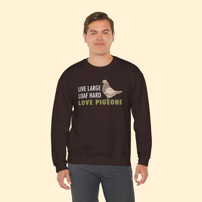 Crewneck Sweatshirt | FUNDRAISER | Moose's Flock | Loaf Hard - Detezi Designs - 25782674166893188117