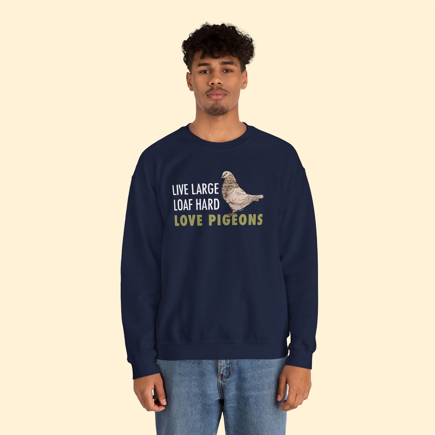 Crewneck Sweatshirt | FUNDRAISER | Moose's Flock | Loaf Hard - Detezi Designs - 25782674166893188117