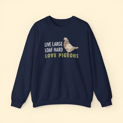 Crewneck Sweatshirt | FUNDRAISER | Moose's Flock | Loaf Hard - Detezi Designs - 41250874533286856390