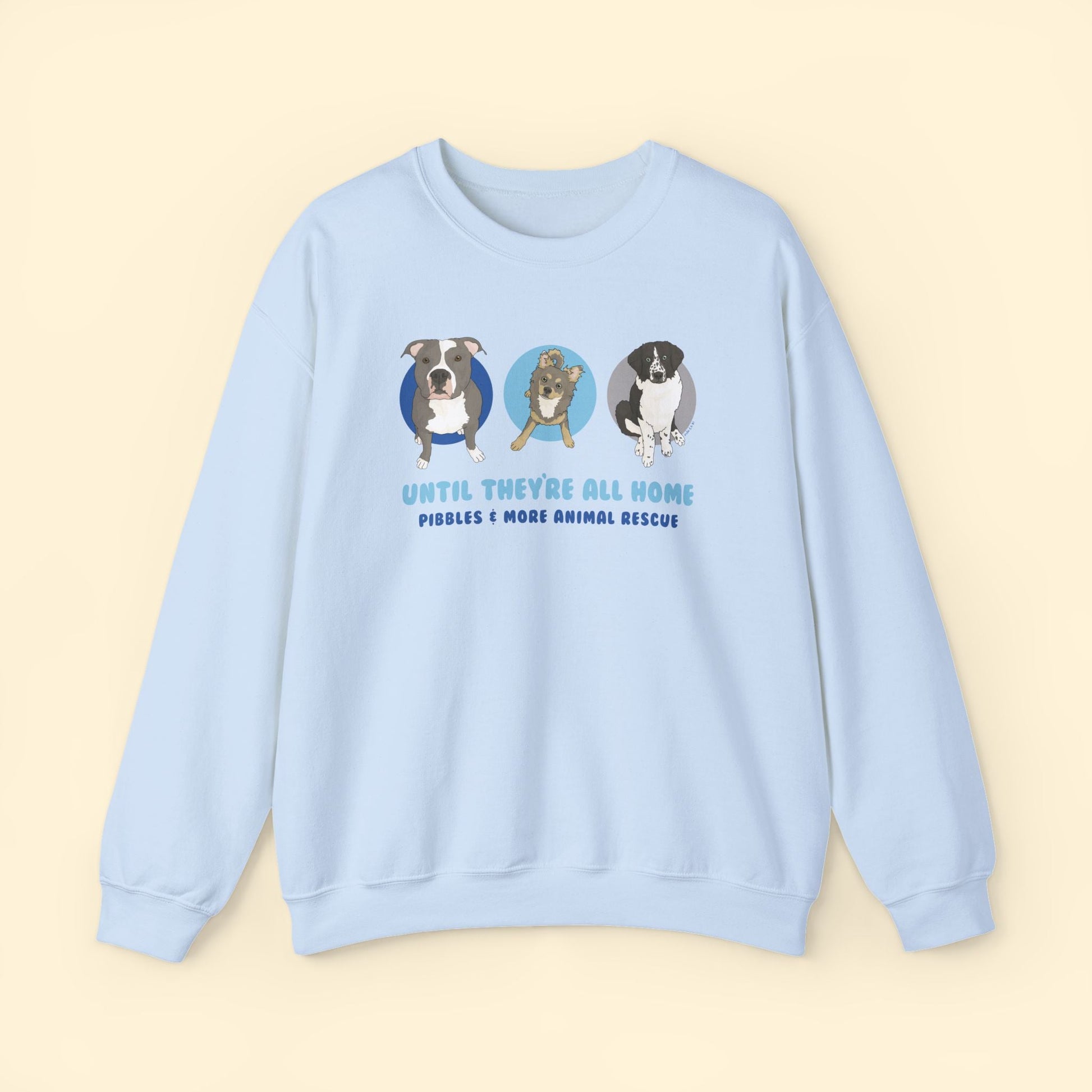 Crewneck Sweatshirt | FUNDRAISER | Pibbles & More Animal Rescue - Detezi Designs - 22812438021100064912