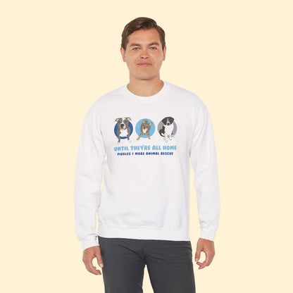 Crewneck Sweatshirt | FUNDRAISER | Pibbles & More Animal Rescue - Detezi Designs - 41405455132889299151