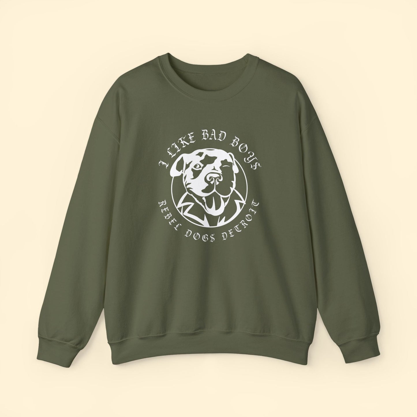 Crewneck Sweatshirt | FUNDRAISER | Rebel Dogs Detroit - Detezi Designs - 11761742915929660218