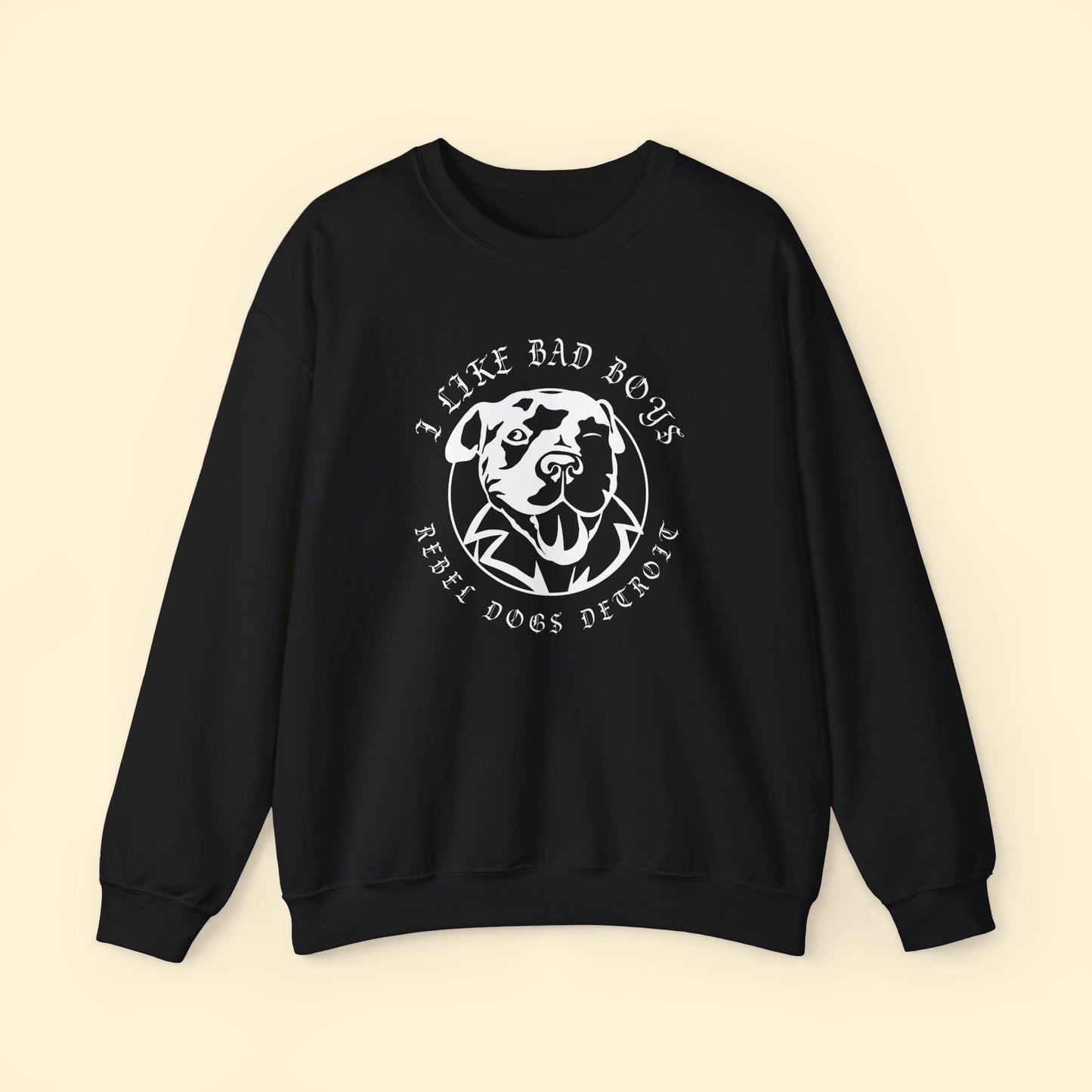 Crewneck Sweatshirt | FUNDRAISER | Rebel Dogs Detroit - Detezi Designs - 23796323502632822019