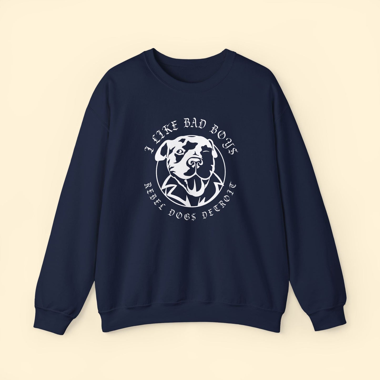 Crewneck Sweatshirt | FUNDRAISER | Rebel Dogs Detroit - Detezi Designs - 30621509565490019510