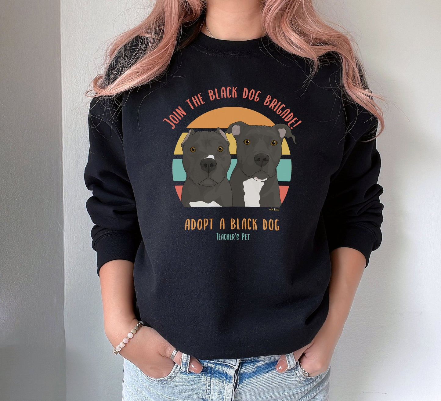 Crewneck Sweatshirt | FUNDRAISER | Teacher's Pet - Detezi Designs - 15736284807167002857