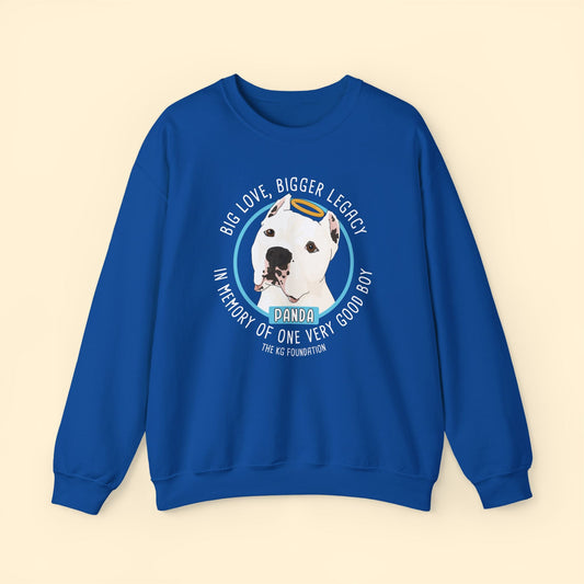 Crewneck Sweatshirt | FUNDRAISER | The KG Foundation | In Memory of Panda - Detezi Designs - 21388526974616492124