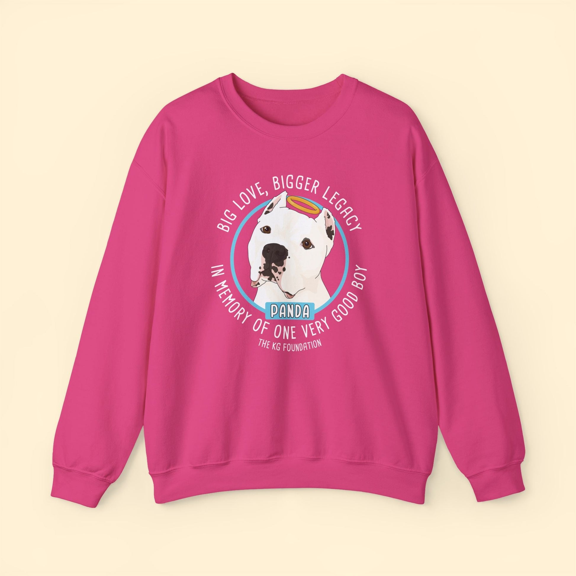 Crewneck Sweatshirt | FUNDRAISER | The KG Foundation | In Memory of Panda - Detezi Designs - 87400020623592222492