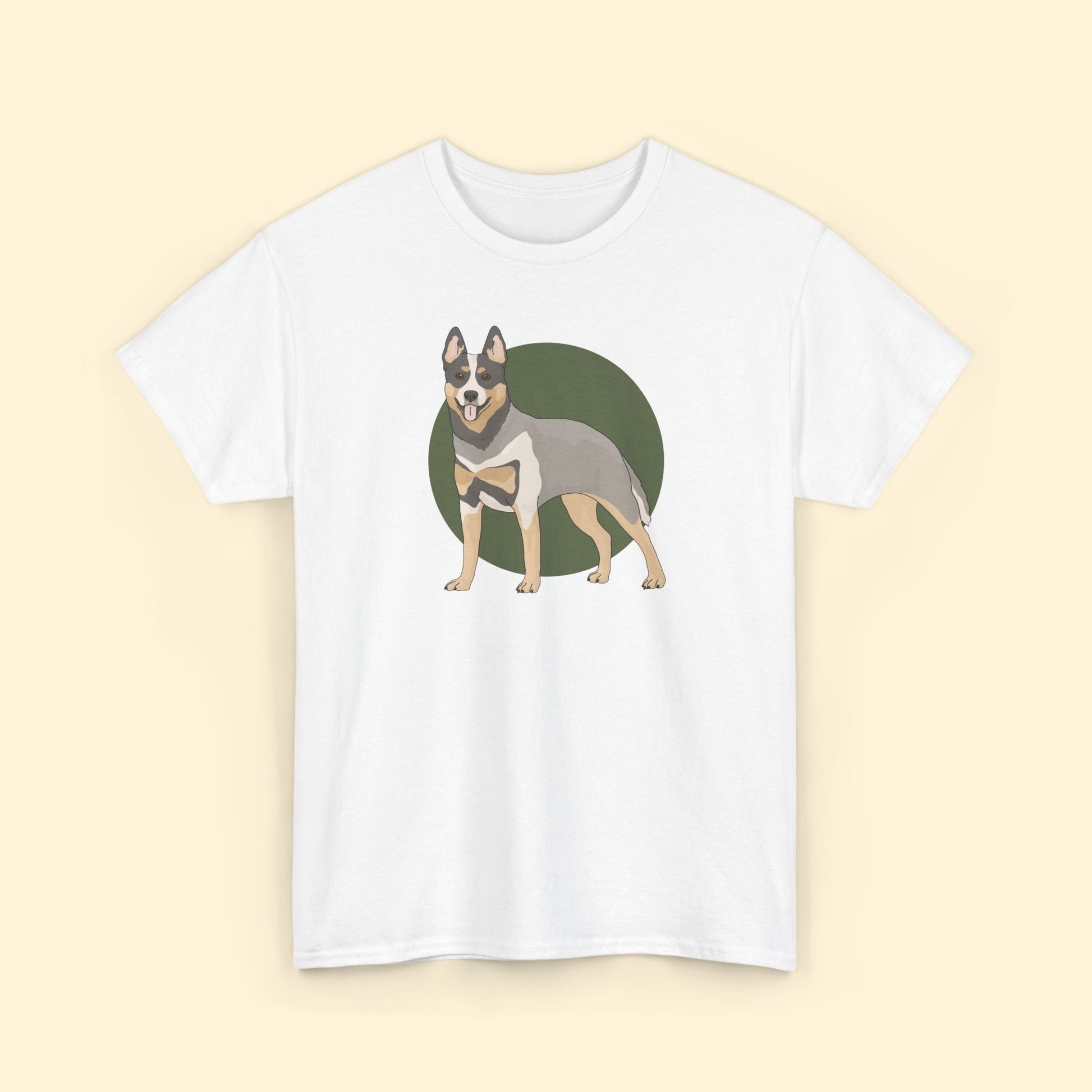 Crewneck T-shirt | Unisex | Australian Cattle Dog | Blue Heeler - Detezi Designs - 10486481327448850384
