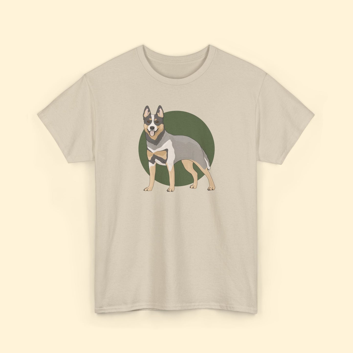 Crewneck T-shirt | Unisex | Australian Cattle Dog | Blue Heeler - Detezi Designs - 23156833642074604969