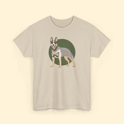 Crewneck T-shirt | Unisex | Australian Cattle Dog | Blue Heeler - Detezi Designs - 23156833642074604969