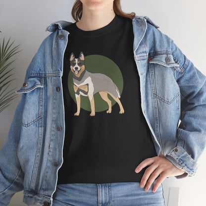 Crewneck T-shirt | Unisex | Australian Cattle Dog | Blue Heeler - Detezi Designs - 63977102302746174254
