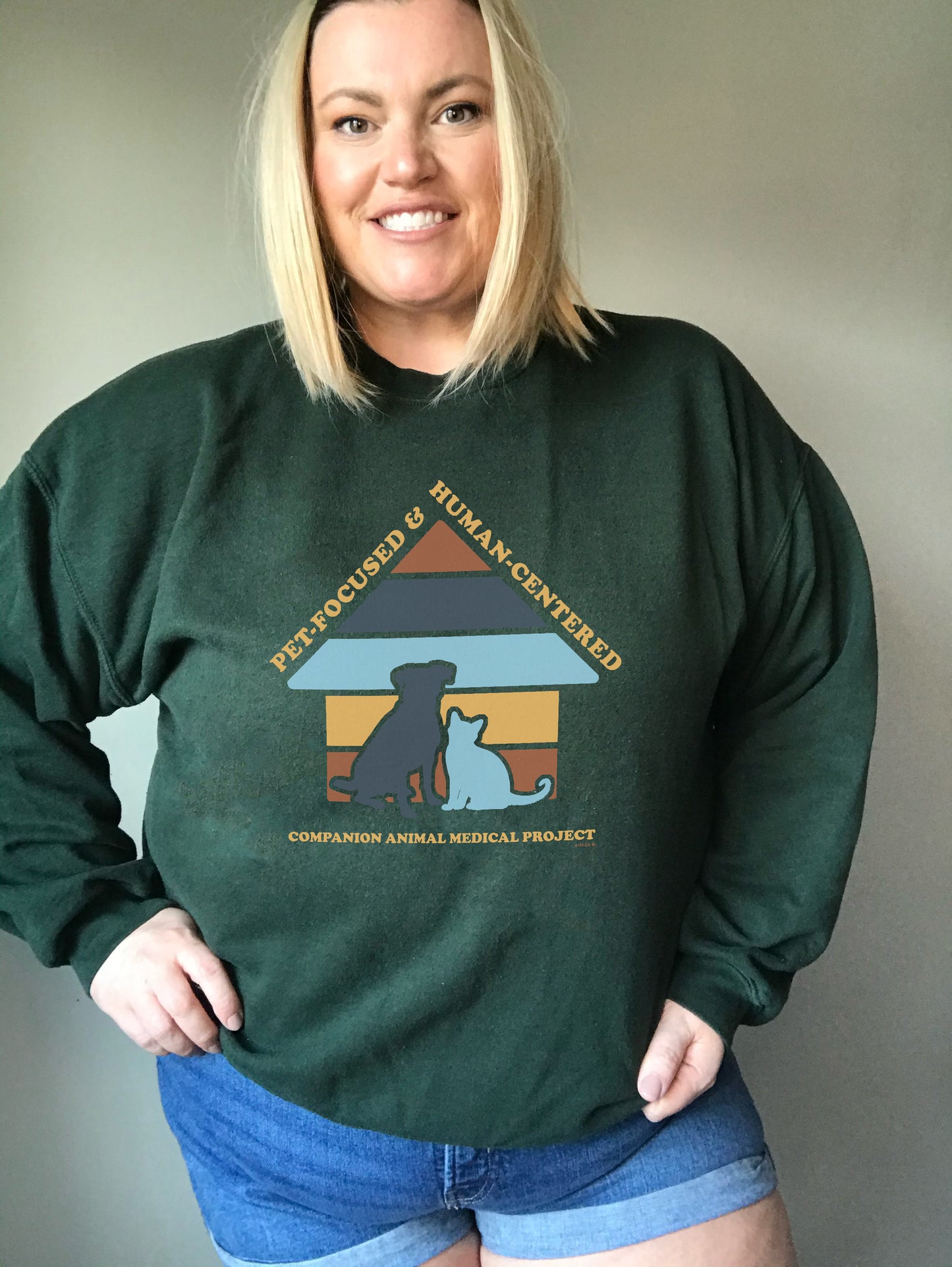 Crewneck Sweatshirt | FUNDRAISER | Companion Animal Medical Project