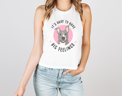 Cropped Muscle Tank | FUNDRAISER | Friends of City Dogs Cleveland