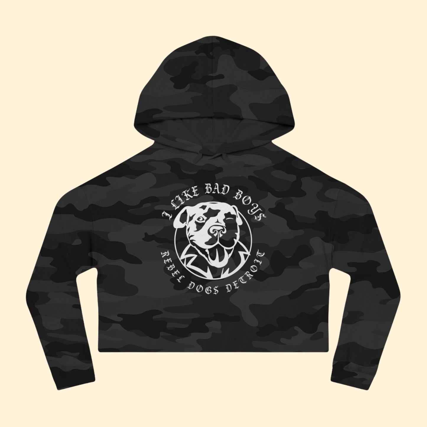 Cropped Hoodie | FUNDRAISER | Rebel Dogs Detroit - Detezi Designs - 27795987900957687371