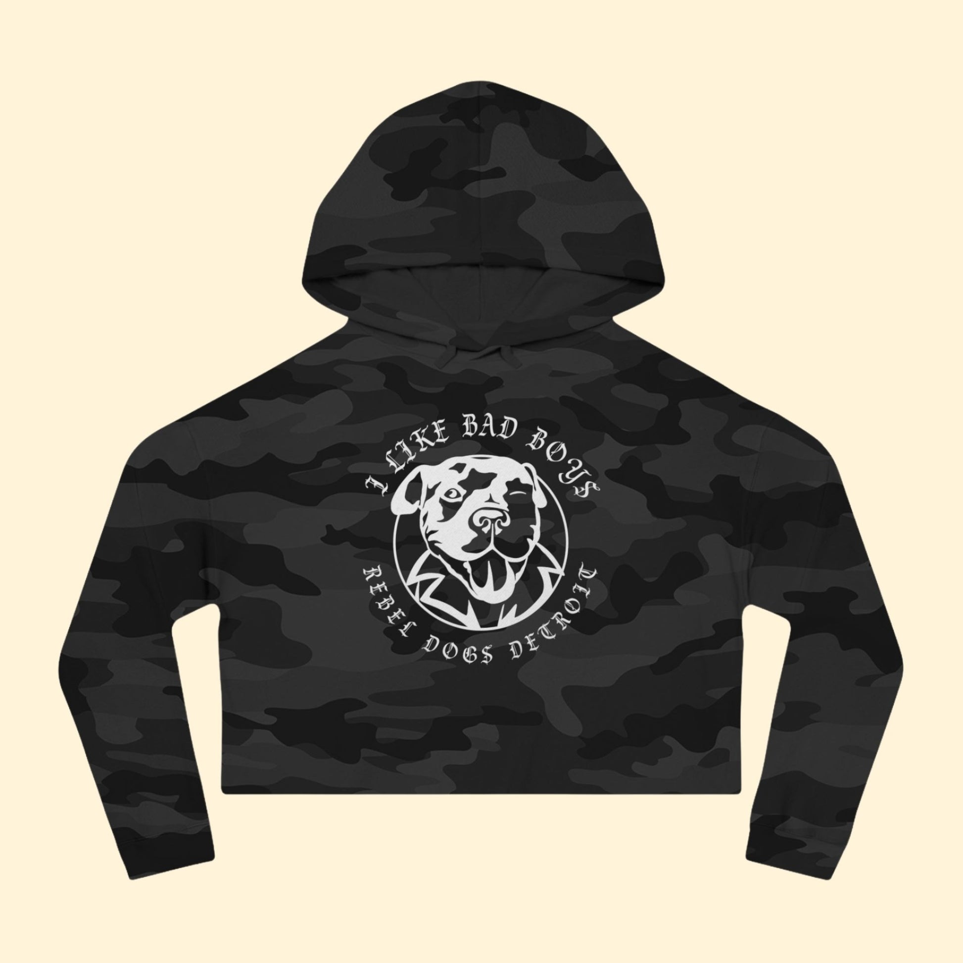Cropped Hoodie | FUNDRAISER | Rebel Dogs Detroit - Detezi Designs - 27795987900957687371