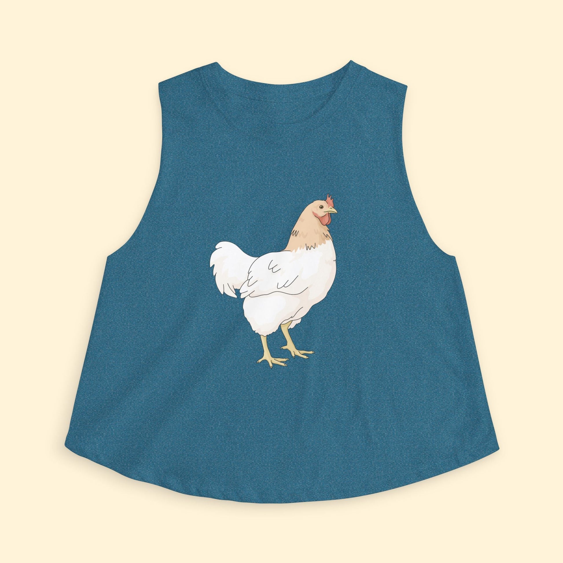 Cropped Muscle Tank | Chicken - Detezi Designs - 18275068323724580057