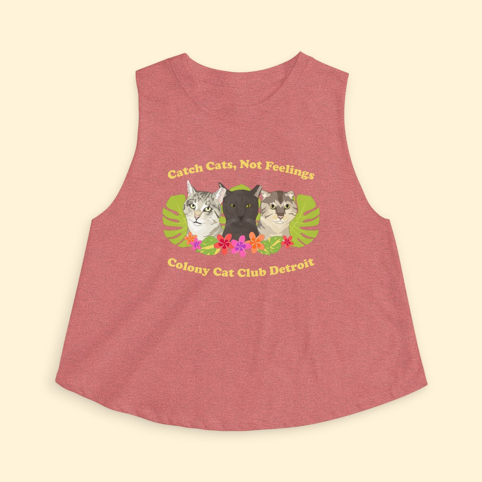 Cropped Muscle Tank | FUNDRAISER | Colony Cat Club - Detezi Designs - 17881903019403148097