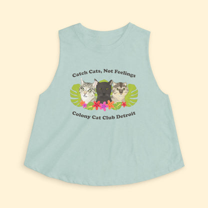 Cropped Muscle Tank | FUNDRAISER | Colony Cat Club - Detezi Designs - 19898783139032217788