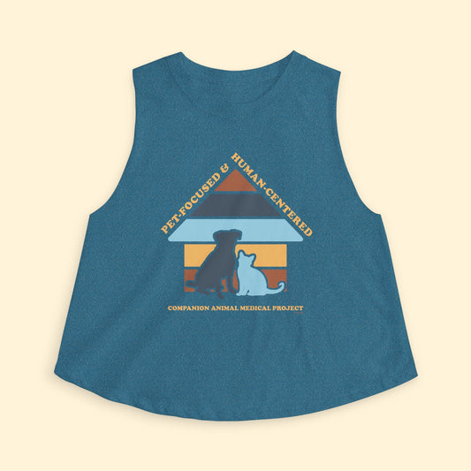 Cropped Muscle Tank | FUNDRAISER | Companion Animal Medical Project - Detezi Designs - 17208292305391539822