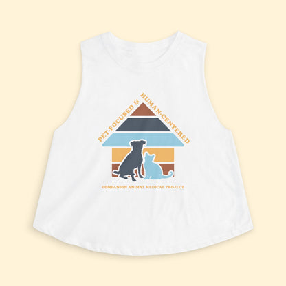 Cropped Muscle Tank | FUNDRAISER | Companion Animal Medical Project - Detezi Designs - 19811109216708331729