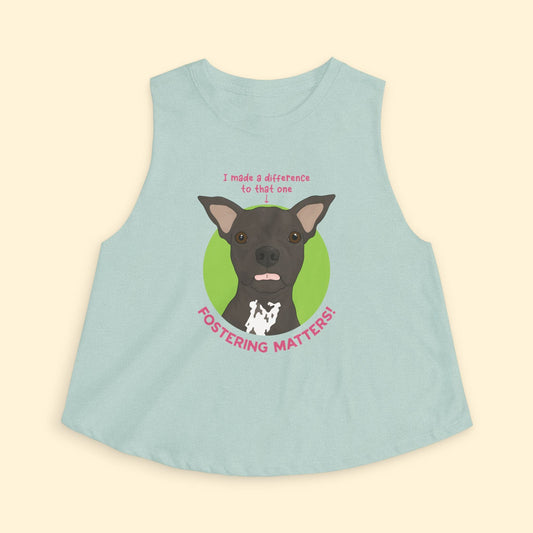 Cropped Muscle Tank | FUNDRAISER | Dewey | Maybel's Legacy - Detezi Designs - 18728396009944324319
