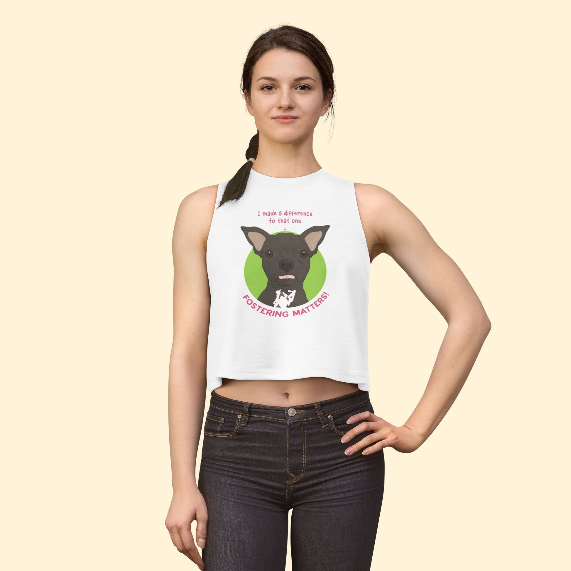 Cropped Muscle Tank | FUNDRAISER | Dewey | Maybel's Legacy - Detezi Designs - 24279259101647111016