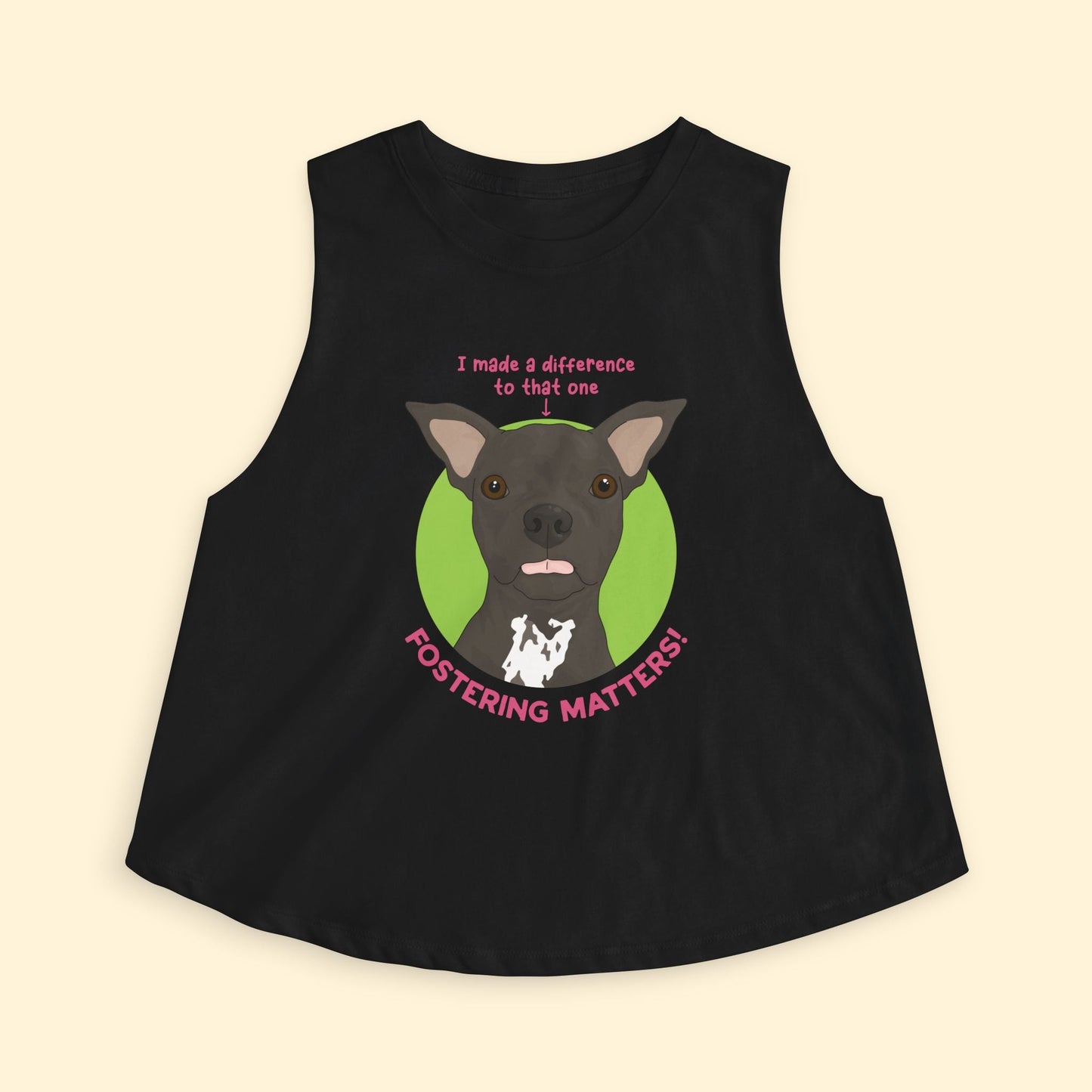 Cropped Muscle Tank | FUNDRAISER | Dewey | Maybel's Legacy - Detezi Designs - 25397047684050965440