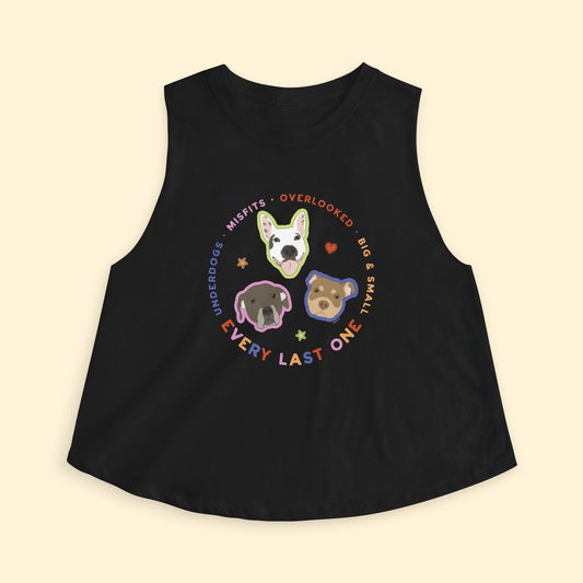 Cropped Muscle Tank | FUNDRAISER | Every Last One - Detezi Designs - 30847875717935952661