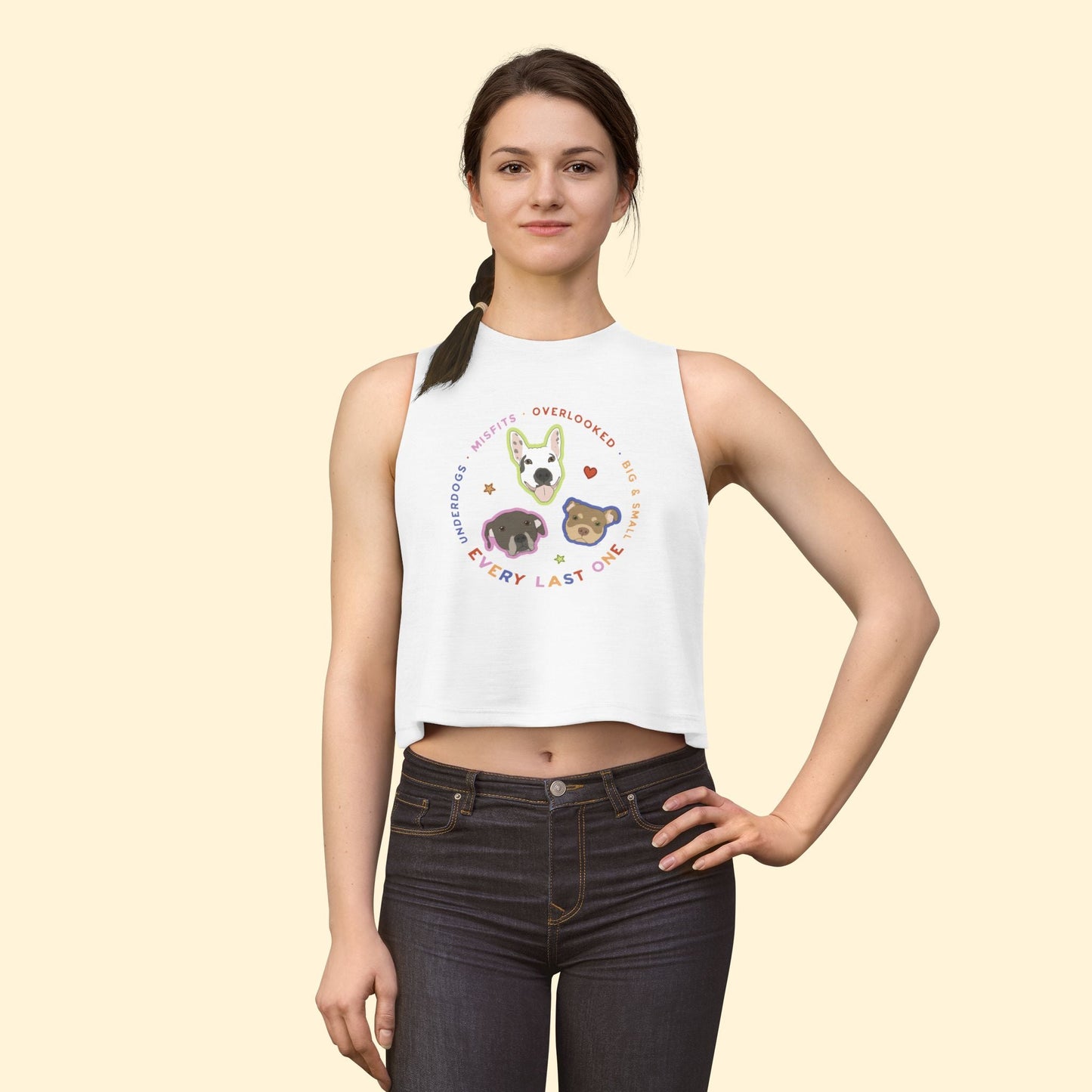 Cropped Muscle Tank | FUNDRAISER | Every Last One - Detezi Designs - 30847875717935952661