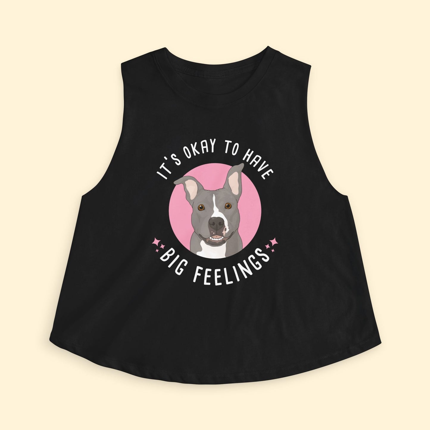 Cropped Muscle Tank | FUNDRAISER | Friends of City Dogs Cleveland - Detezi Designs-25670406501786311057
