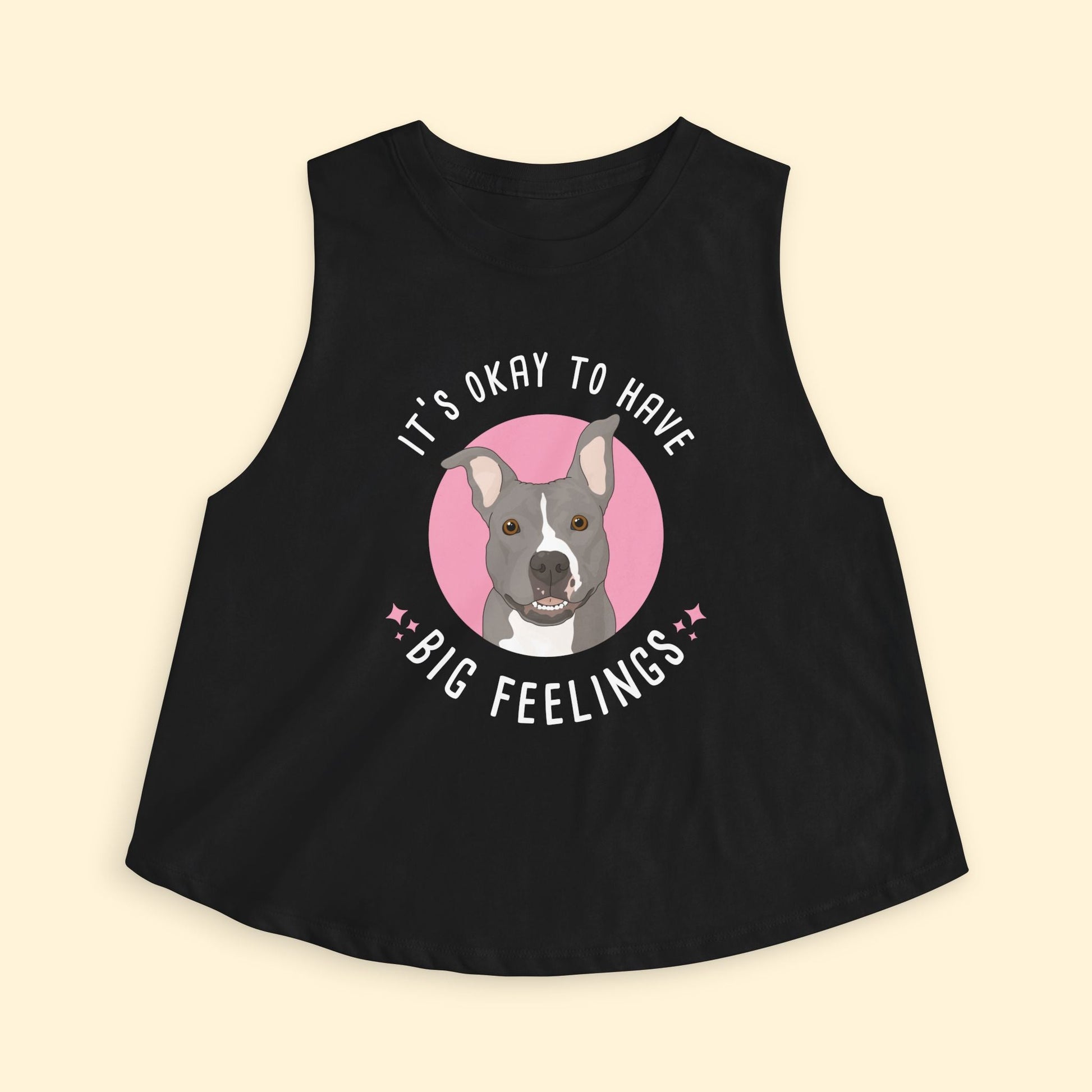 Cropped Muscle Tank | FUNDRAISER | Friends of City Dogs Cleveland - Detezi Designs-25670406501786311057