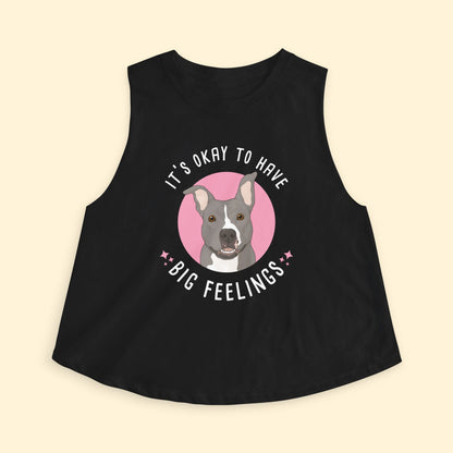 Cropped Muscle Tank | FUNDRAISER | Friends of City Dogs Cleveland - Detezi Designs-25670406501786311057