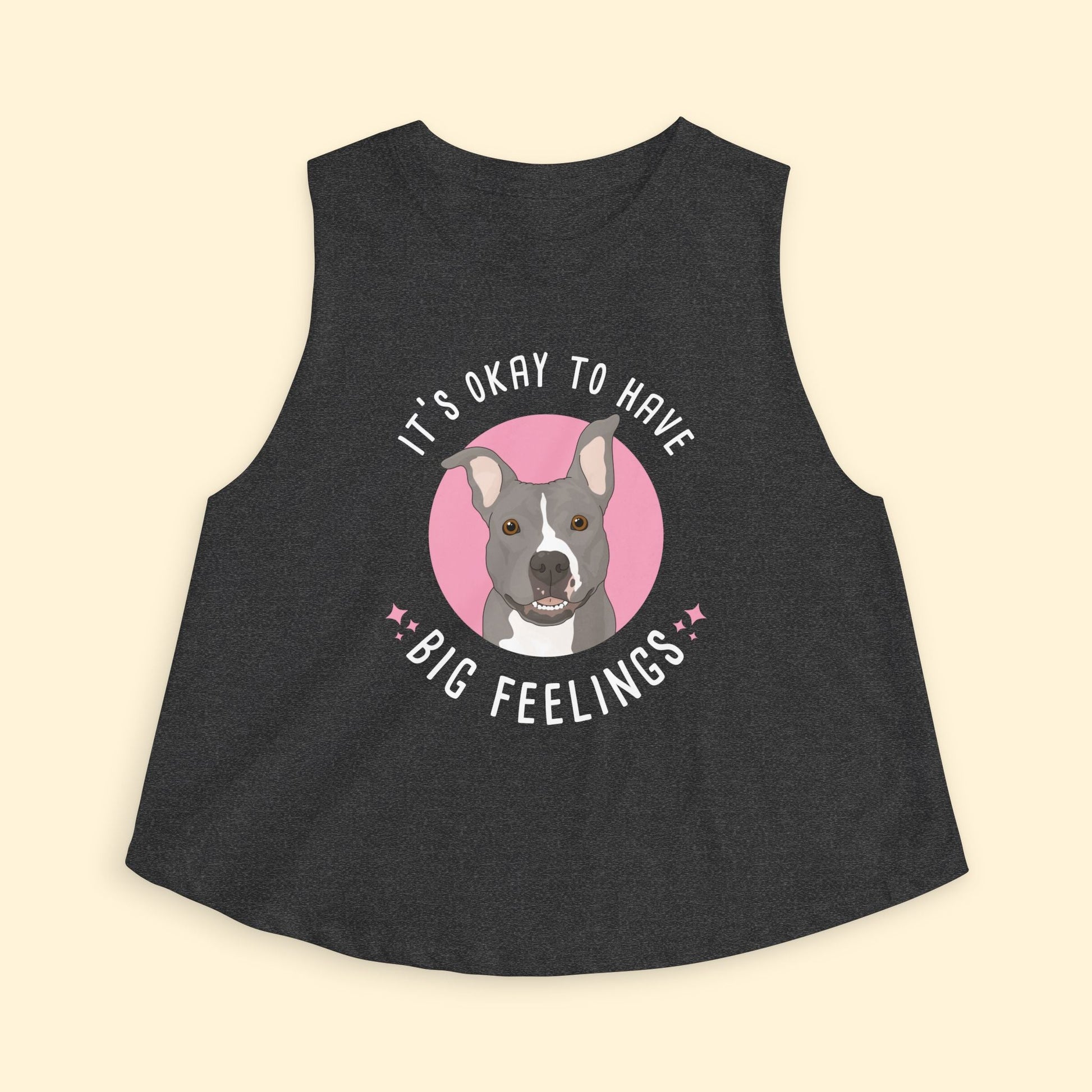 Cropped Muscle Tank | FUNDRAISER | Friends of City Dogs Cleveland - Detezi Designs-29580202709522112957