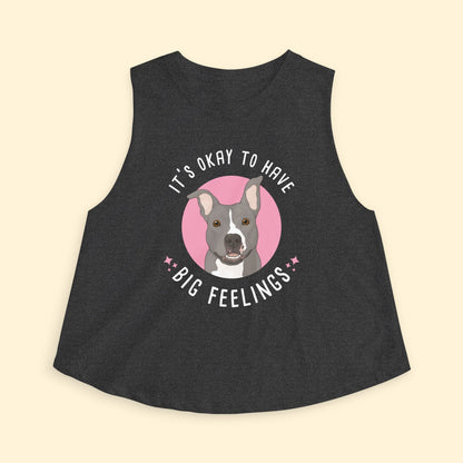 Cropped Muscle Tank | FUNDRAISER | Friends of City Dogs Cleveland - Detezi Designs-29580202709522112957