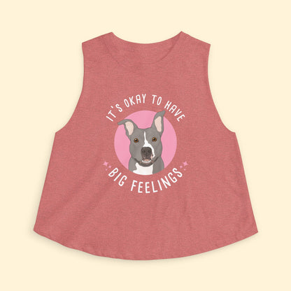 Cropped Muscle Tank | FUNDRAISER | Friends of City Dogs Cleveland - Detezi Designs-32348157209097477794