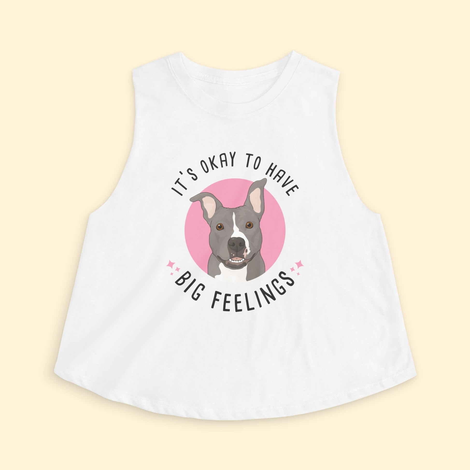 Cropped Muscle Tank | FUNDRAISER | Friends of City Dogs Cleveland - Detezi Designs-32524914288550742577