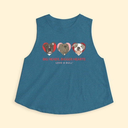 Cropped Muscle Tank | FUNDRAISER | Love - A - Bull - Detezi Designs - 26334144399772172042